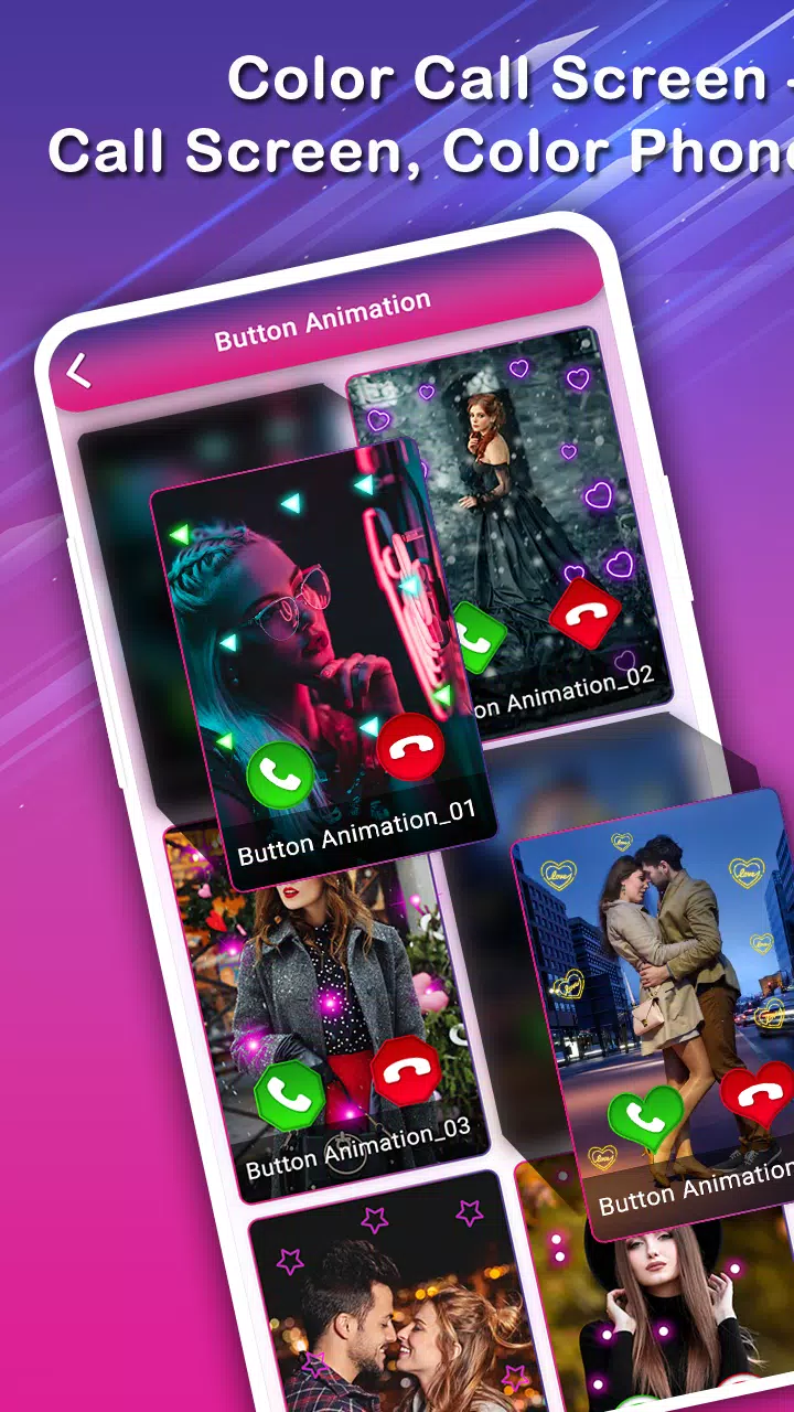 Download Color Call Screen Call Screen, Color Phone Flash android on PC