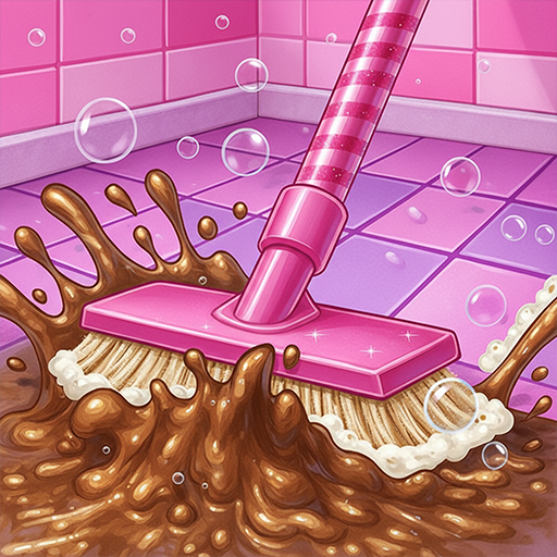 Doll House Cleaning Decoration