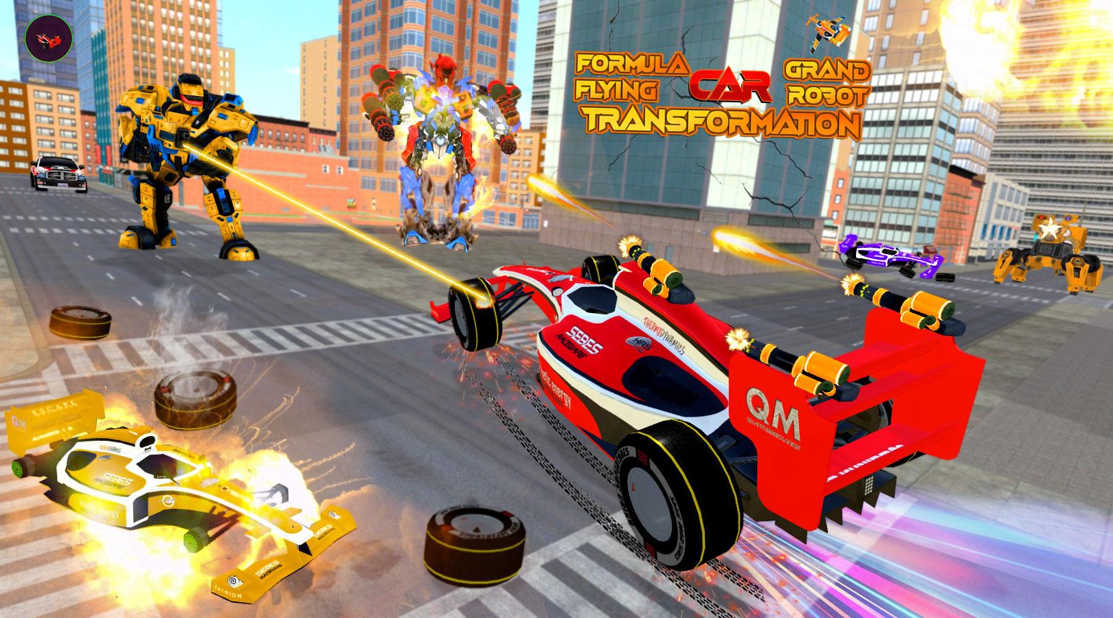 Download Grand Formula Robot Car Transform Games android on PC