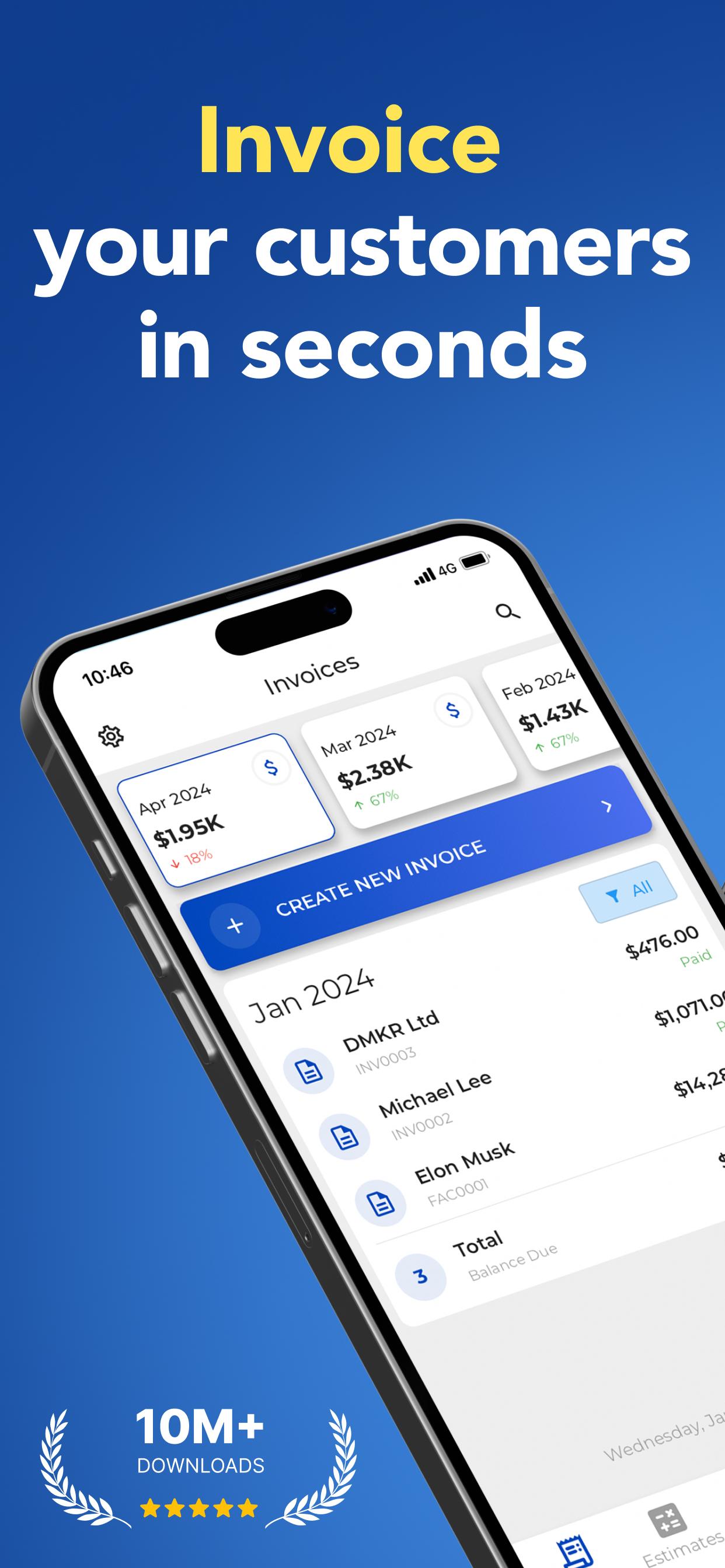 Download Invoice Fly - Quote Maker android on PC