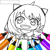 Anya Forger Coloring Pages Fun