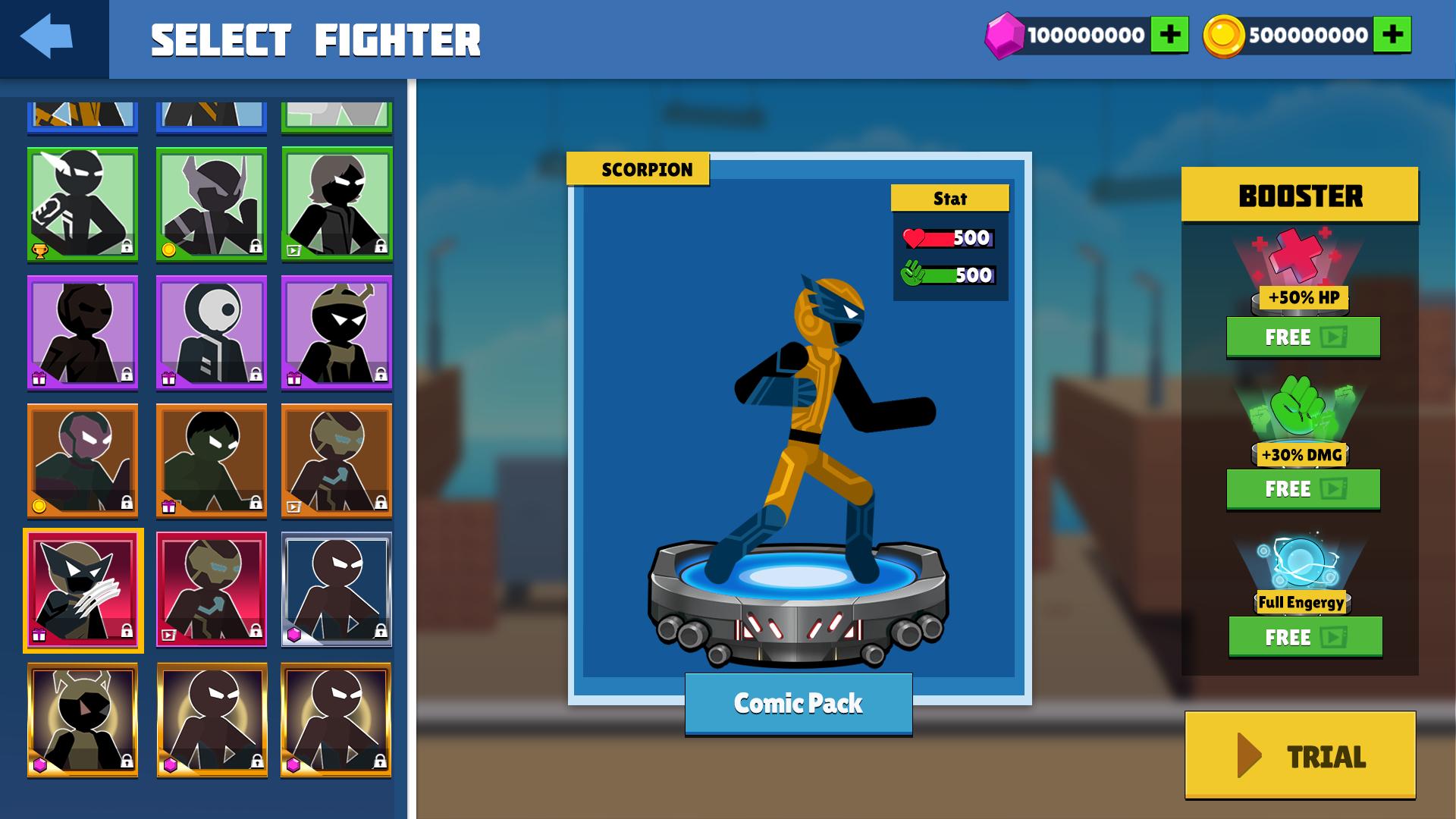 Download Supreme Stickman: Super Fight android on PC