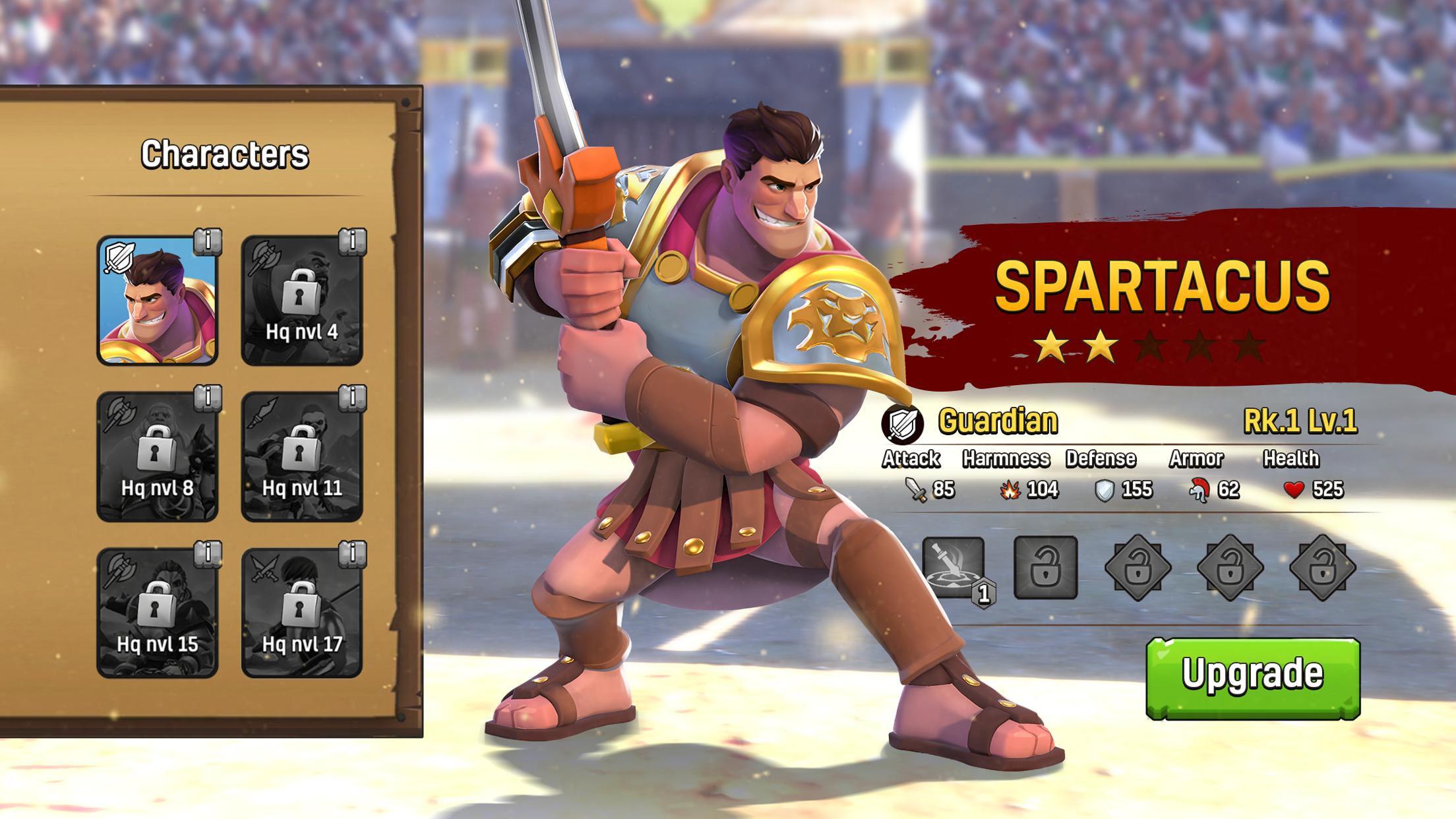 Download Gladiator Heroes Clash Kingdom android on PC