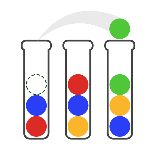 Ball Sort Puzzle - jogo de cores relaxado