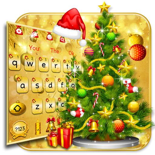 Golden Christmas 2018 Keyboard