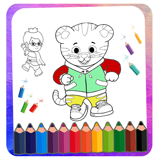 Dani Tiger Coloring Book