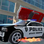 Police Car Chase：Smash Car