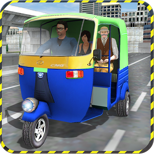 Tuk Tuk Auto Rickshaw Sürücü