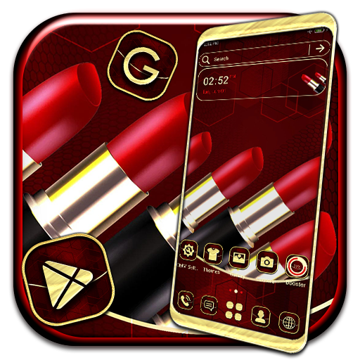 Red Lipstick Theme Launcher