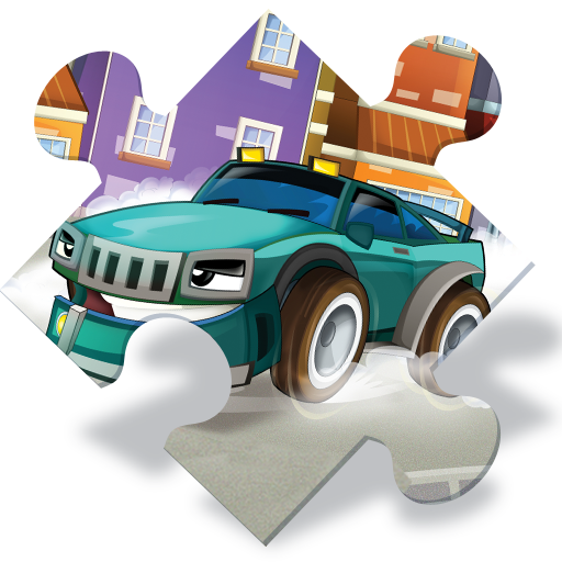 Cartoon Cars Puzzle for Kids