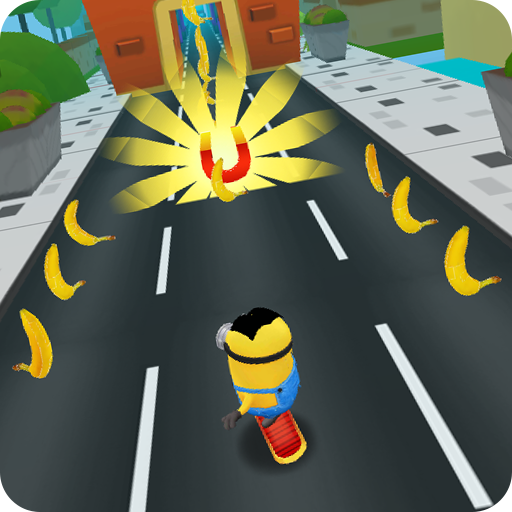 Banana Minion Surfers: Despicable Rush Subway Game