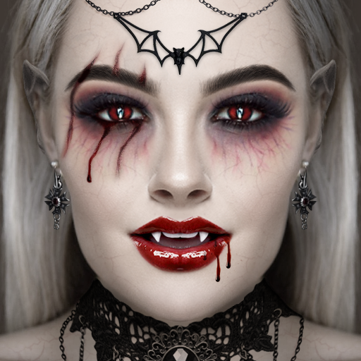 萬聖節吸血鬼妝Vampire Makeup