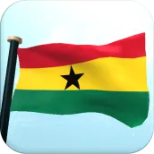 Ghana Flag 3D Free Wallpaper