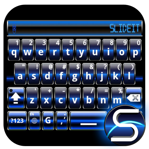 SlideIT Blue Digital Skin