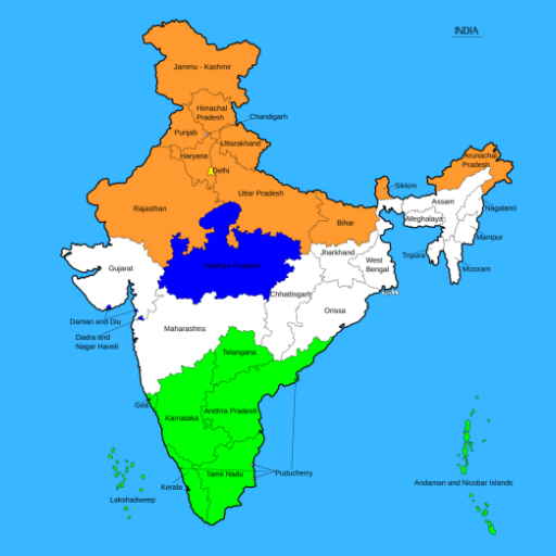 Bharat Ka Naksha - India Map