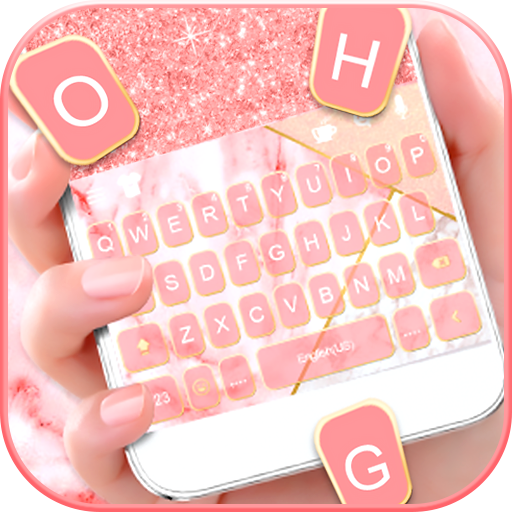 Glitter Marble keyboard
