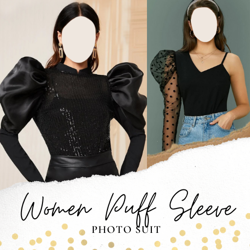 Women Puff Sleeve Photo Suit