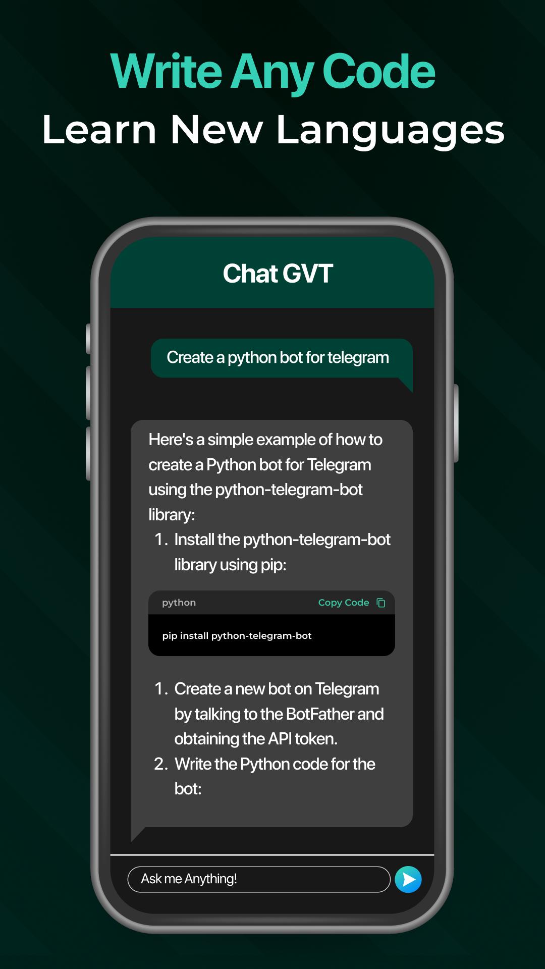 Скачать AI ChatGvt Chatbot: AI Copilot на ПК | Официальный представитель  GameLoop