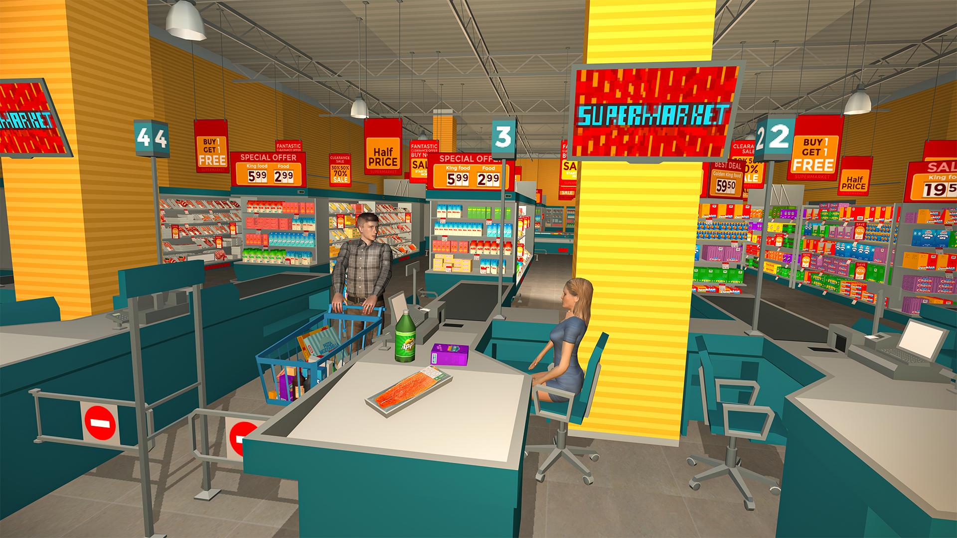 Скачать Supermarket Shopping Games 3D на ПК | Официальный представитель  GameLoop