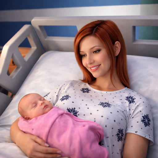 Pregnant Mother Family life 3d