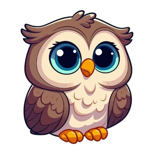 Cute Owl Stickers WAStickerApp