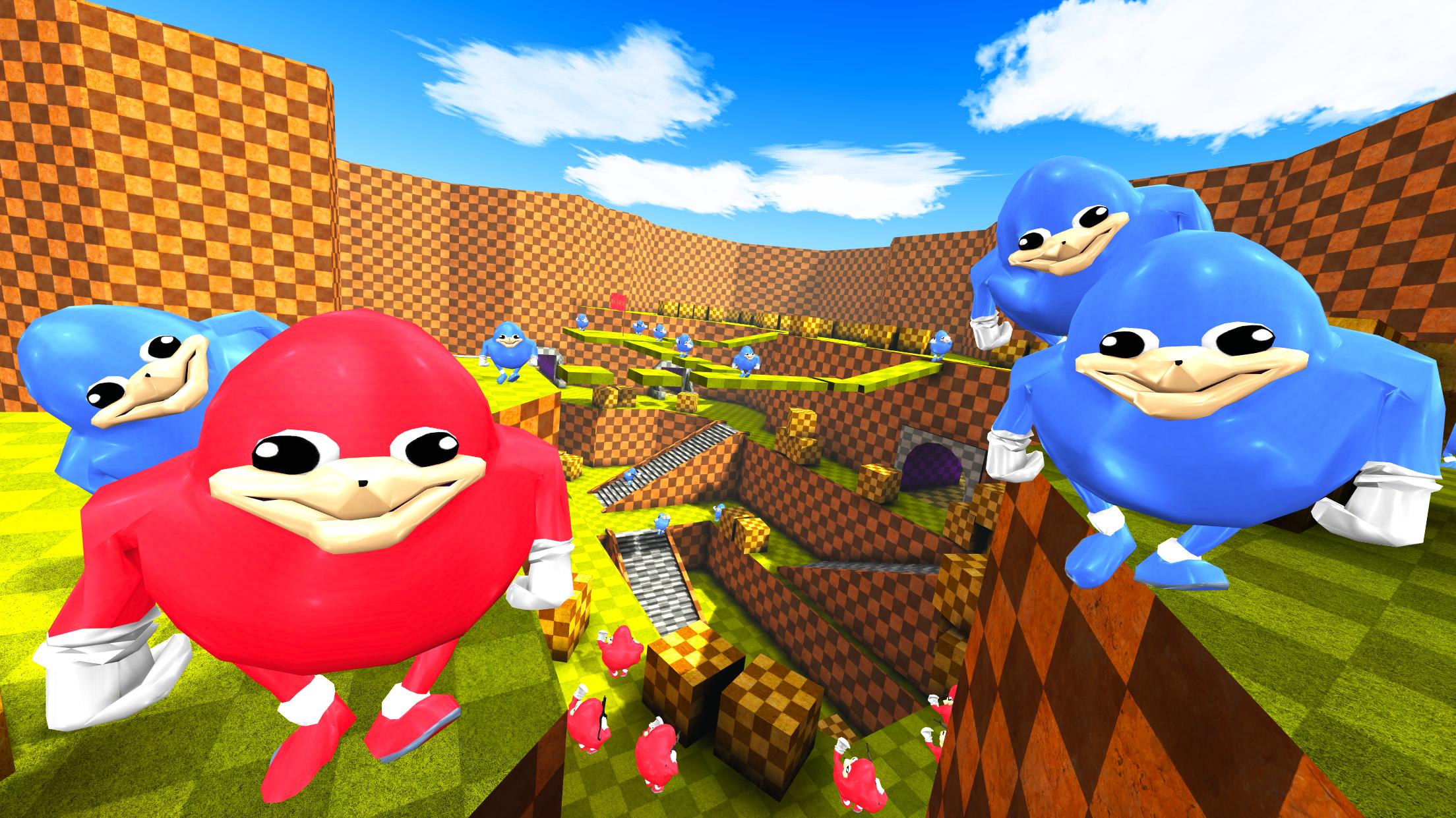 Ugandan Knuckles and Chungus Battle Royale Online Megabile Mobile