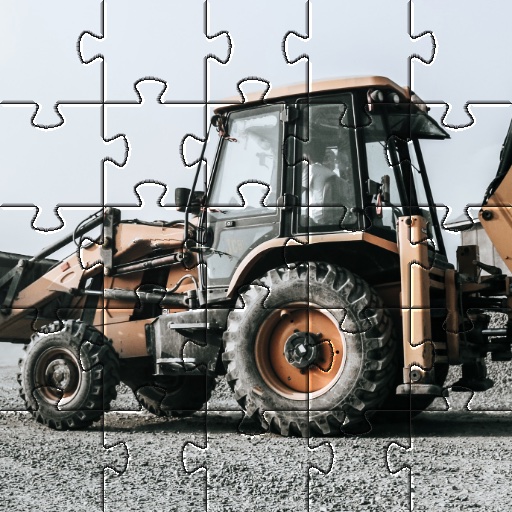Jigsaw puzzles real tractors