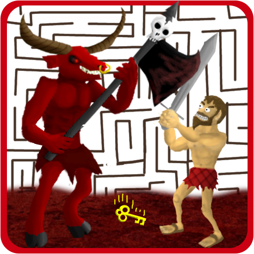 Escape the Minotaur s maze - Free Action Myth Game