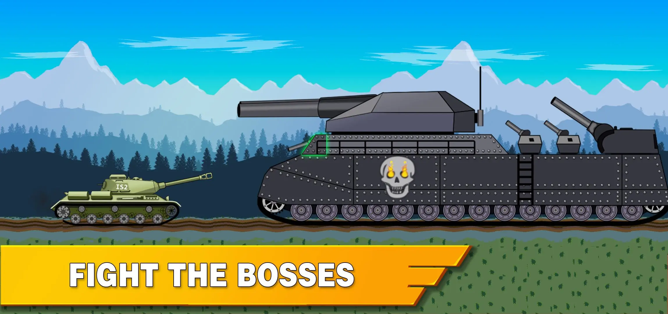 Tải xuống Tank Battle War 2d: vs Boss trên PC | GameLoop chính thức
