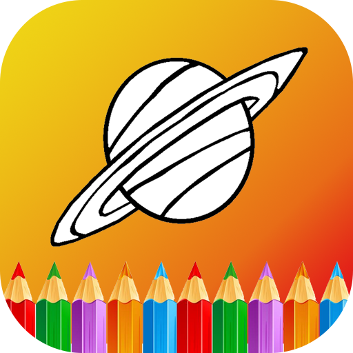 Planet Coloring Pages Game for