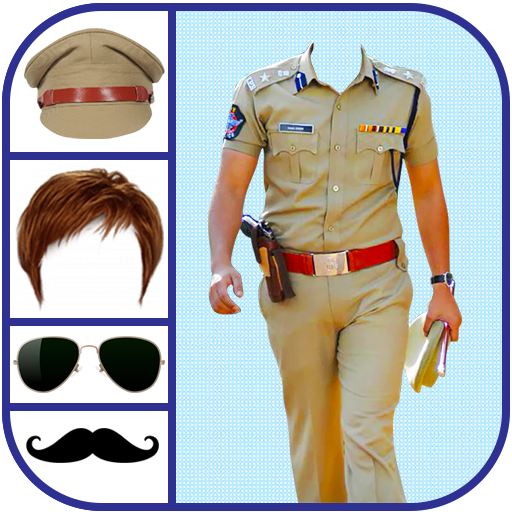 Men Police Suit - Photo Editor