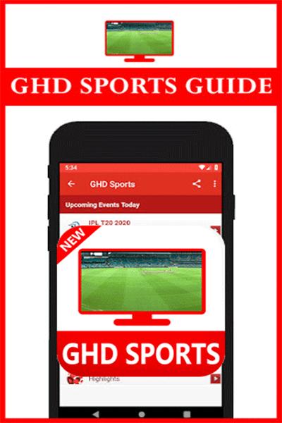 Download GHD SPORTS Free Live TV Hd Guide android on PC