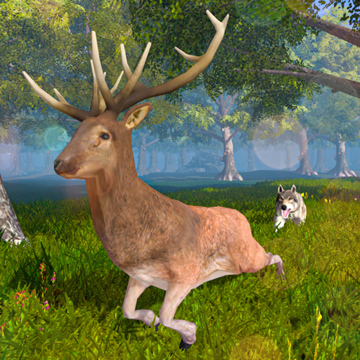 cervo simulador animal vida 3d