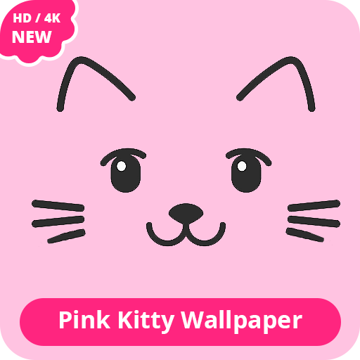 4K Pink Kitty Wallpaper