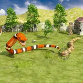 Anaconda Snake Hunting