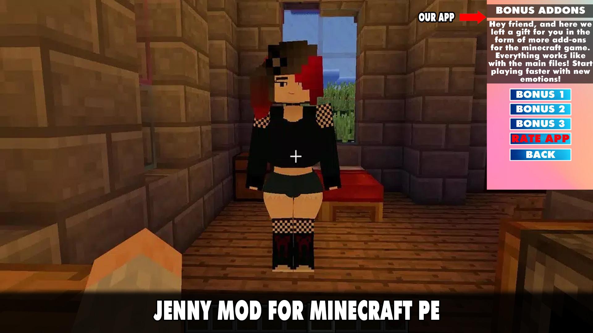 Propaganda do : Youlube al Jogos Jogos de quebra-cabeça mm 19 mil  344 MOD IN Download Jenny mod for Minecraft PE Jenny Mod for Minecraft PE  Anúncio - 4,3% GRÁTIS - iFunny Brazil