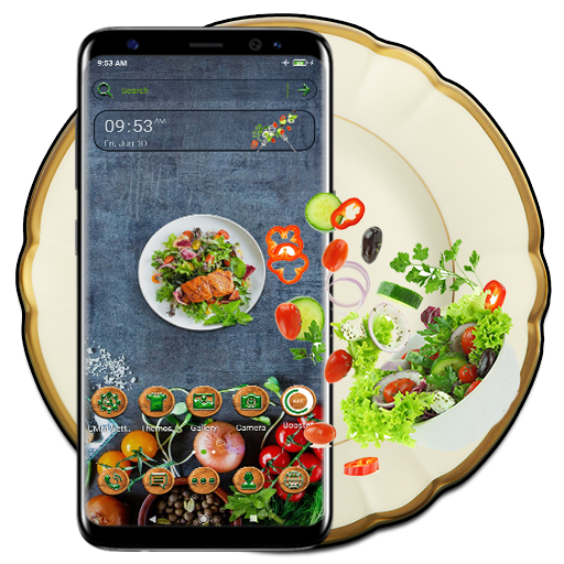 Vegetable Salad Theme Launcher