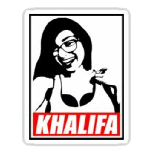 Stickers de mia khalifa