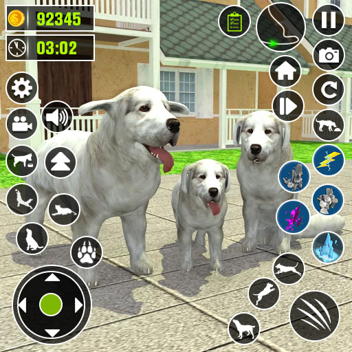 simulador de família de cães