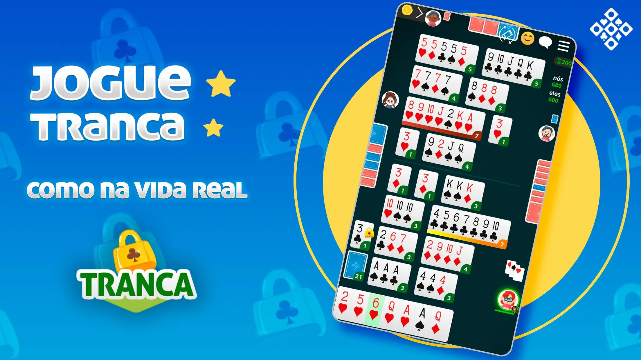 Download Tranca Online - Jogo de Cartas android on PC