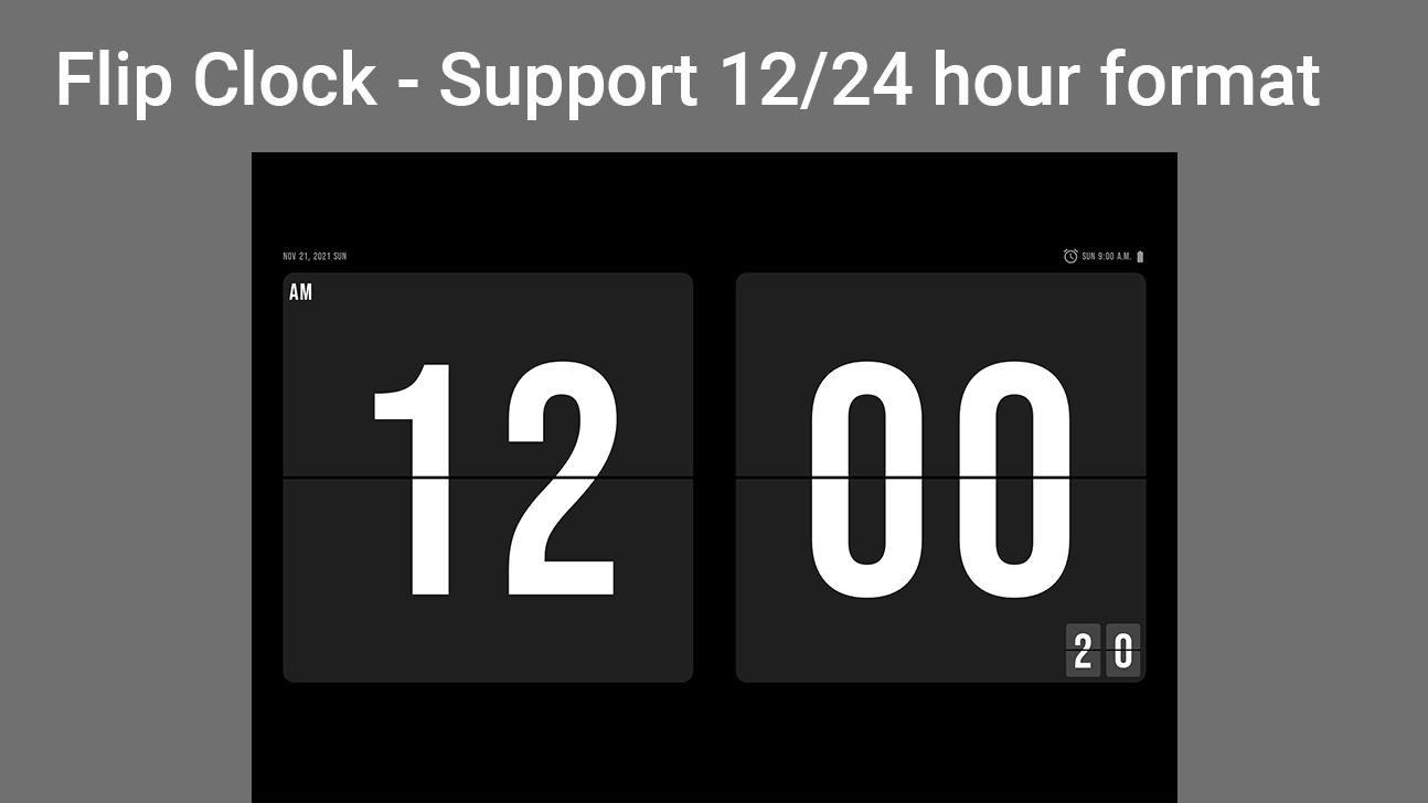 Flip Clock Of Desktop - Download