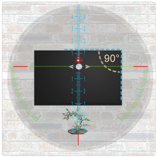 Camera Spirit level Clinometer