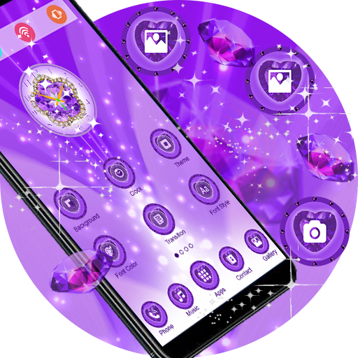 Purple Diamonds Launcher