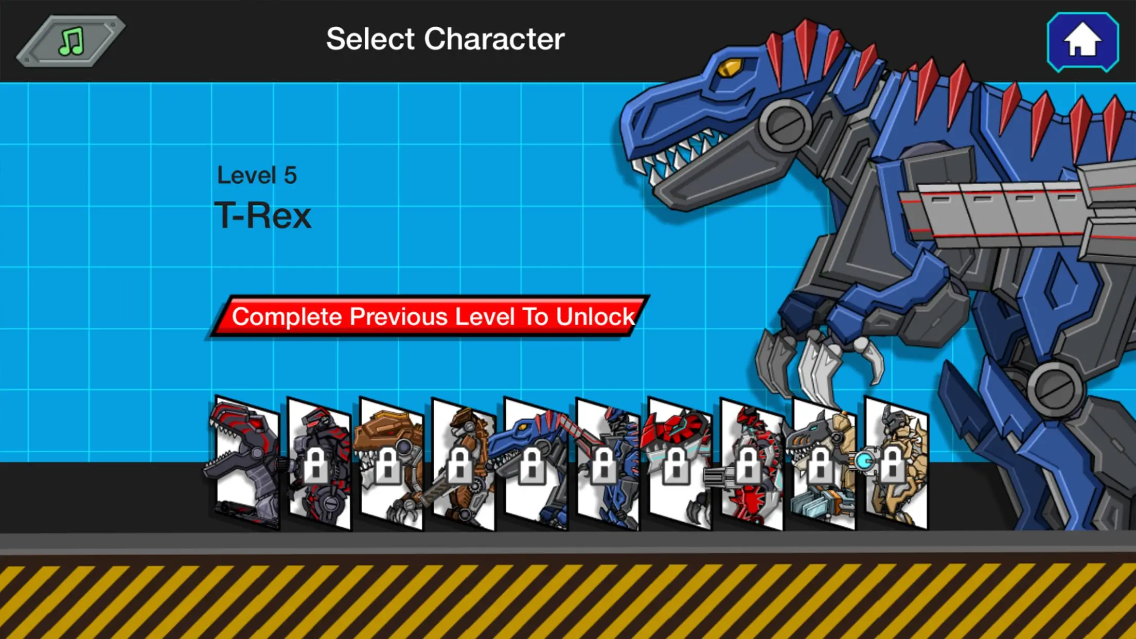 Download Robot Dino T-Rex Attack android on PC