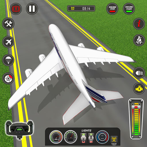 飛行模擬器飛機遊戲