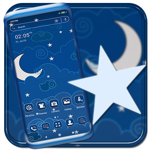 Moon Star Blue Theme