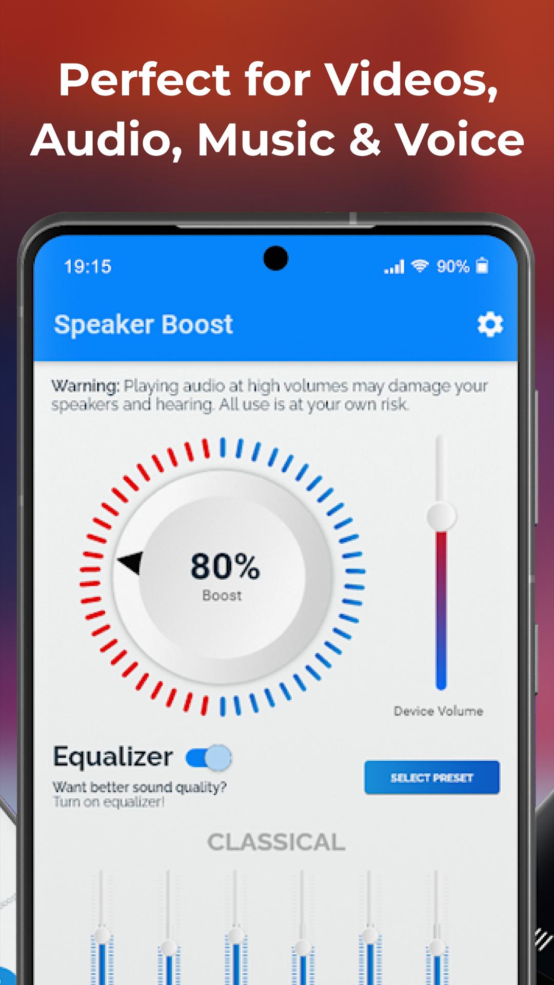 Speaker Boost: Volume Booster android on PC