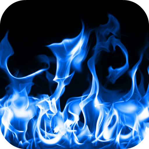 Blue Fire Live Wallpaper 3D