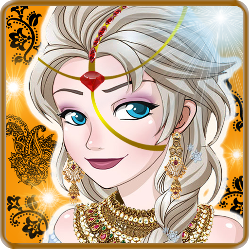 Ice Queen Indian Dress up