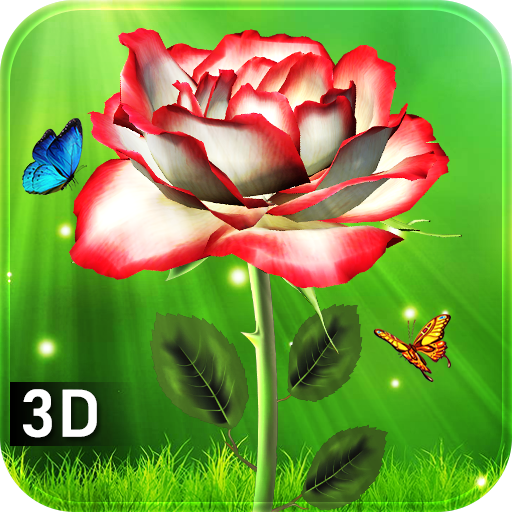 Rose Live Wallpaper 3D Effects